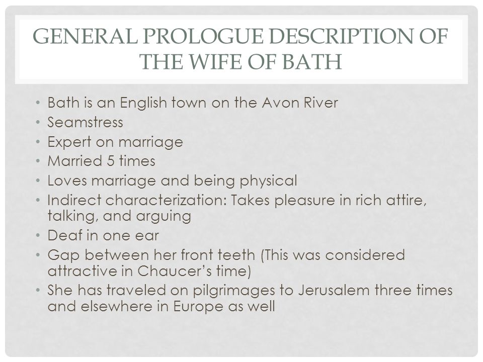 The Wife of Bath's Tale. - ppt download